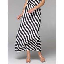 Wonderland Bias Skirt - Black & White