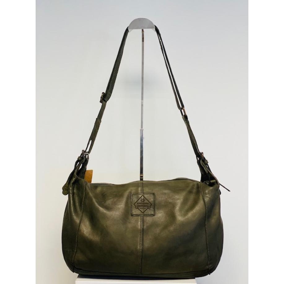 Kompanero Leather Wakely Bag - Taupe