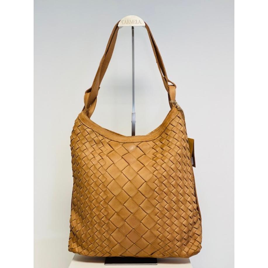 Kompanero Leather Wakely Bag - Taupe