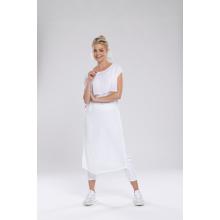 Tabbard Dress - White